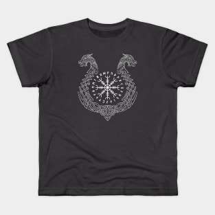 Helm of Awe (Ægishjálmr ) Symbol of Protection & Victory Kids T-Shirt